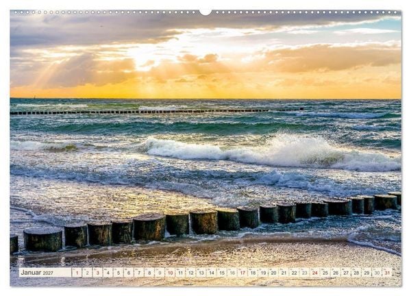 Produktbild: Mein Urlaub am Meer (hochwertiger Premium Wandkalender 2027 DIN A2 quer), Kunstdruck in Hochglanz
