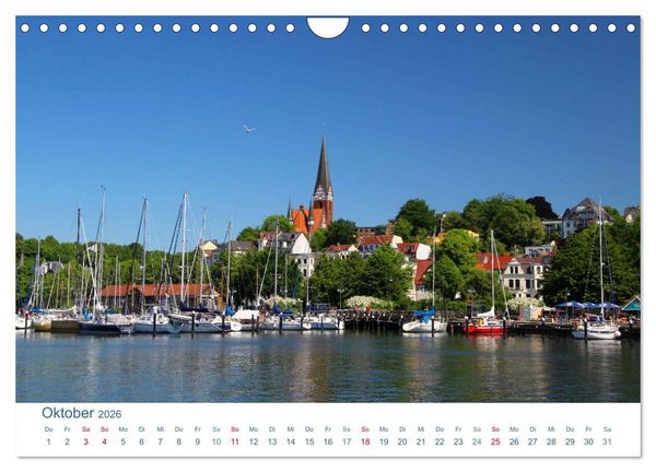 Produktbild: Flensburg 2026. Impressionen rund um den Hafen (Wandkalender 2026 DIN A4 quer), CALVENDO Monatskalender