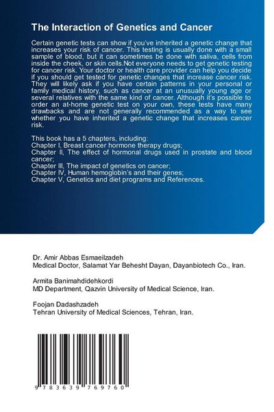 Produktbild: The Interaction of Genetics and Cancer