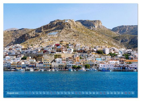 Produktbild: Kalymnos. Griechische Inselsch&ouml;nheit im Herzen des Dodekanes (Wandkalender 2026 DIN A2 quer), CALVENDO Monatskalender