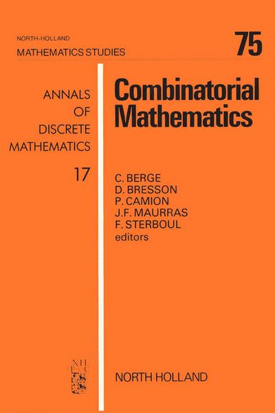 Produktbild: Combinatorial Mathematics