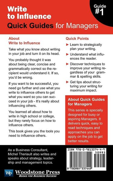 Produktbild: Write To Influence - Quick Guides for Managers