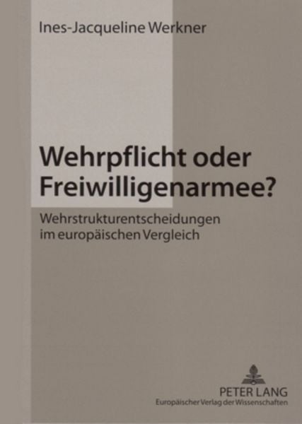 Produktbild: Wehrpflicht oder Freiwilligenarmee?