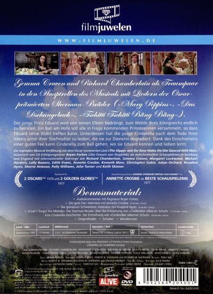 Produktbild: Cinderellas silberner Schuh (Filmjuwelen)