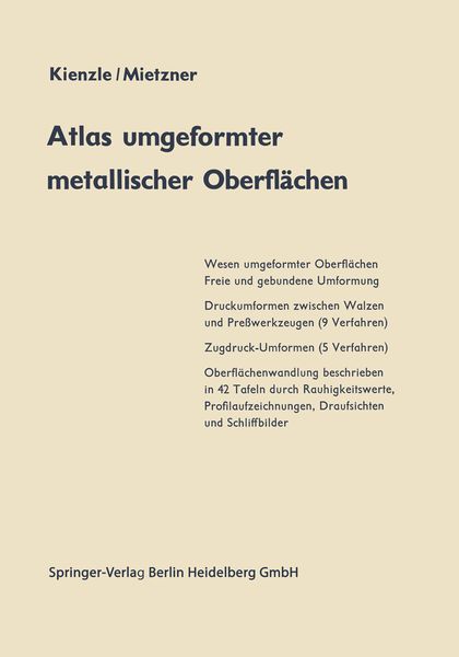 Produktbild: Atlas umgeformter metallischer Oberfl&auml;chen