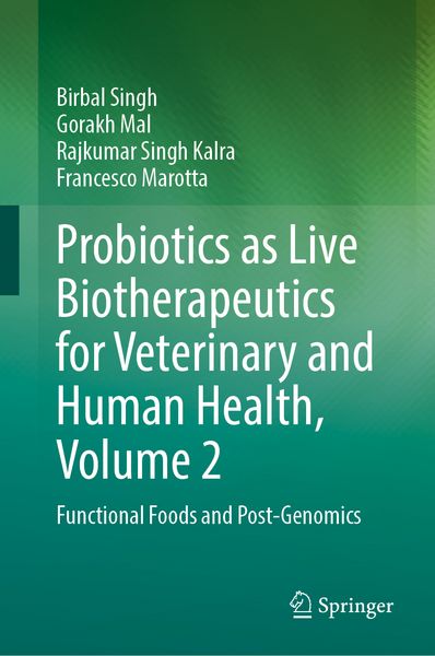 Produktbild: Probiotics as Live Biotherapeutics for Veterinary and Human Health, Volume 2