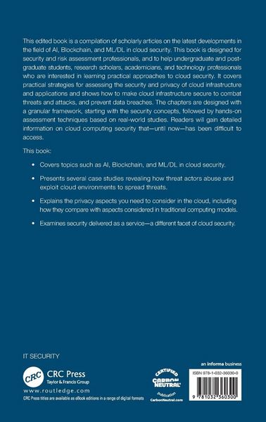 Produktbild: Security and Risk Analysis for Intelligent Cloud Computing