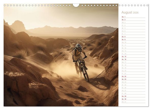Produktbild: Mit dem Mountainbike durch die Welt (Wandkalender 2026 DIN A3 quer), CALVENDO Monatskalender