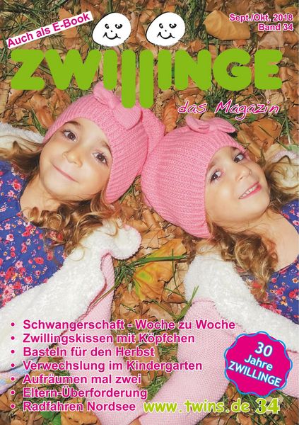 Produktbild: Zwillinge - das Magazin September/Oktober 2018