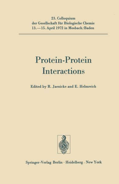 Produktbild: Protein-Protein Interactions