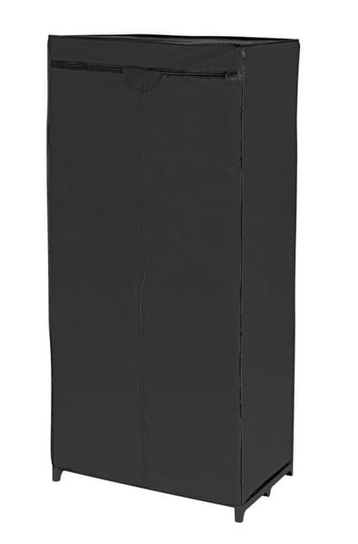 Produktbild: Kleiderschrank Mod. Deep Black mit Ablage, Gestell aus Metall