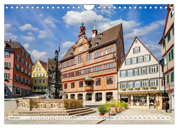Produktbild: T&uuml;bingen Stadtansichten (Wandkalender 2026 DIN A4 quer), CALVENDO Monatskalender