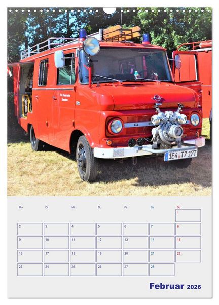 Produktbild: FEUERWEHR-Legende (Wandkalender 2026 DIN A3 hoch), CALVENDO Monatskalender