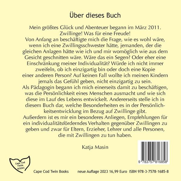 Produktbild: Pers&ouml;nlichkeitsentwicklung bei Zwillingen