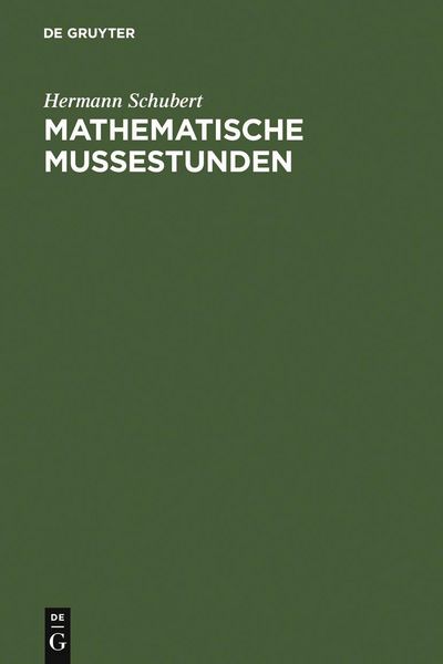 Produktbild: Mathematische Mu&szlig;estunden