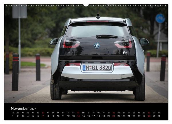 Produktbild: BMW i3 (hochwertiger Premium Wandkalender 2027 DIN A2 quer), Kunstdruck in Hochglanz