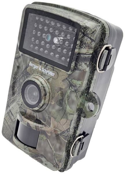 Produktbild: Berger & Schr&ouml;ter DH1 Wildkamera 16 Megapixel Black LEDs, Tonaufzeichnung Camouflage Gr&uuml;n, Camouflage Braun