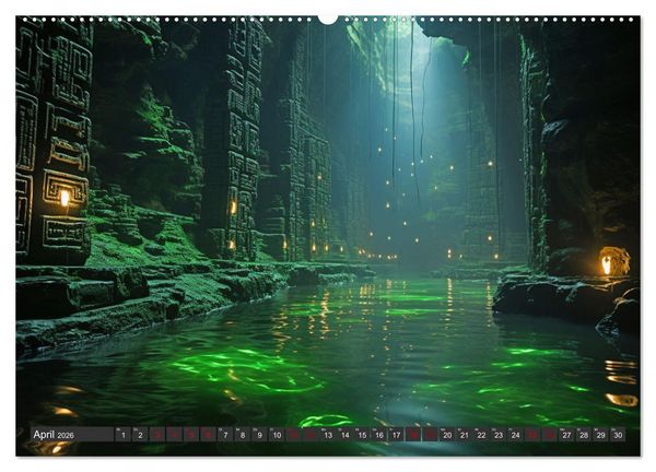 Produktbild: R&auml;tselhaftes aus der Arch&auml;ologie (Wandkalender 2026 DIN A2 quer), CALVENDO Monatskalender