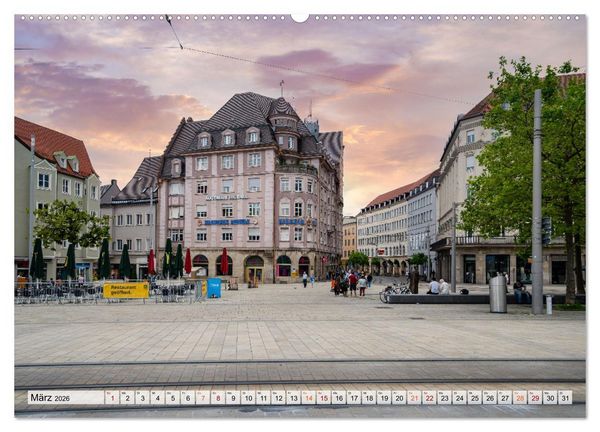Produktbild: Augsburg Impressionen (hochwertiger Premium Wandkalender 2026 DIN A2 quer), Kunstdruck in Hochglanz