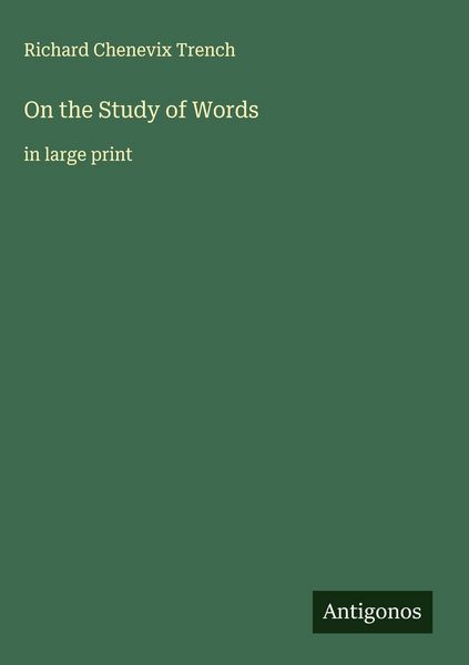 Produktbild: On the Study of Words