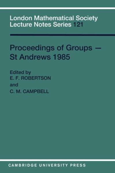 Produktbild: Proceedings of Groups - St. Andrews 1985