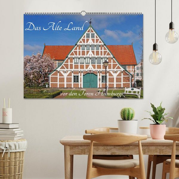 Produktbild: Das Alte Land vor den Toren Hamburgs (Wandkalender 2026 DIN A2 quer), CALVENDO Monatskalender