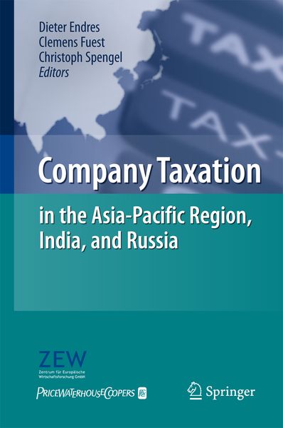 Produktbild: Company Taxation in the Asia-Pacific Region, India, and Russia