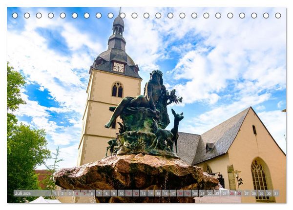 Produktbild: Ein Blick auf Detmold (Tischkalender 2026 DIN A5 quer), CALVENDO Monatskalender