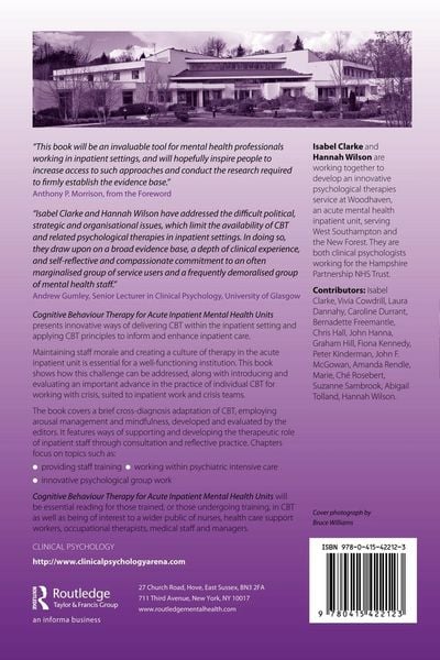 Produktbild: Cognitive Behaviour Therapy for Acute Inpatient Mental Health Units