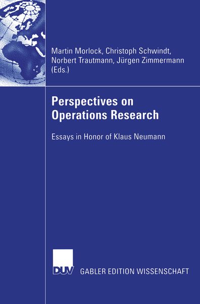 Produktbild: Perspectives on Operations Research