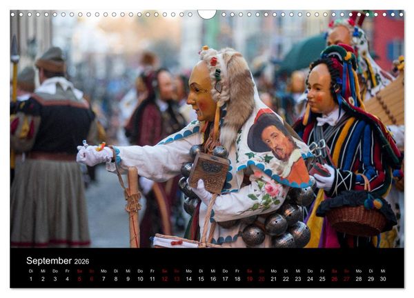 Produktbild: Die Rottweiler Fastnacht (Wandkalender 2026 DIN A3 quer), CALVENDO Monatskalender