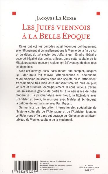 Produktbild: Les Juifs Viennois a la Belle Epoque