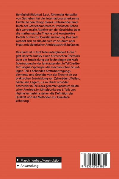 Produktbild: Handbuch der Getriebemotoren