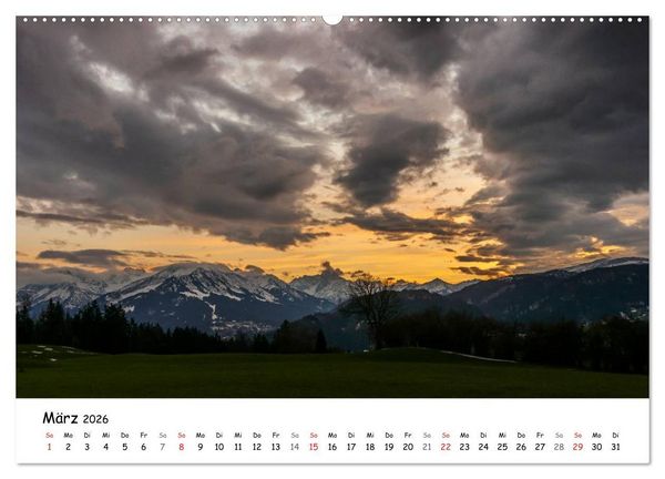 Produktbild: Unterwegs im Allg&auml;u (Wandkalender 2026 DIN A2 quer), CALVENDO Monatskalender