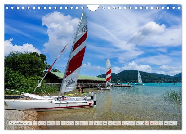 Produktbild: Der Tegernsee - Urlaubsparadies Bayerische Voralpen (Wandkalender 2026 DIN A4 quer), CALVENDO Monatskalender