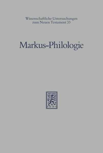 Produktbild: Markus-Philologie