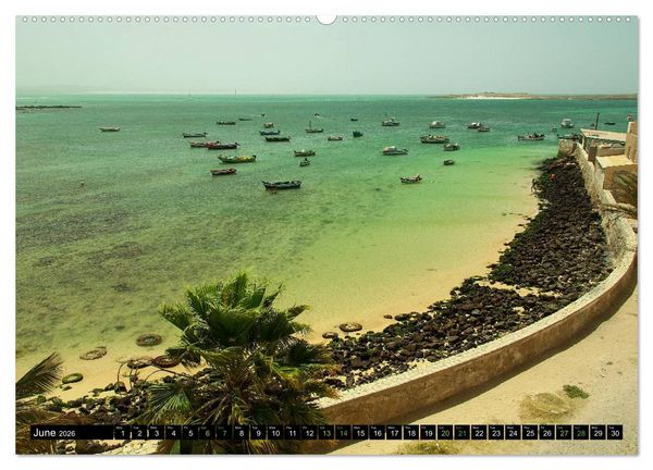 Produktbild: Cabo Verde - Africa's Dream Archipelago (High Quality Premium Wall Calendar 2026 DIN A2 landscape),CALVENDO 12 Month Wall Calendar