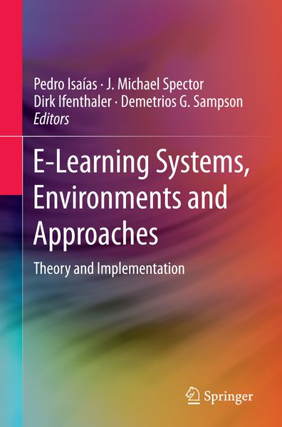 Produktbild: E-Learning Systems, Environments and Approaches