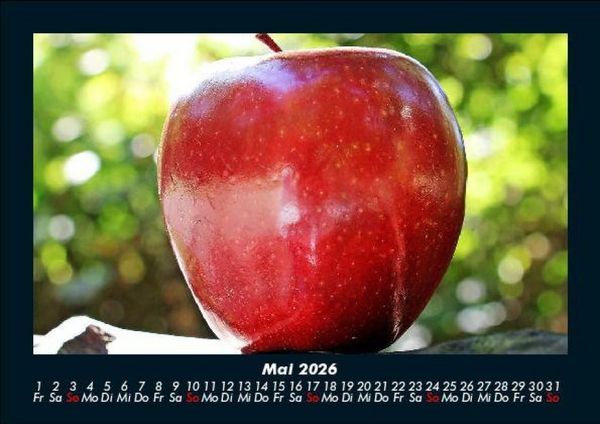 Produktbild: Obstkalender 2026 Fotokalender DIN A5