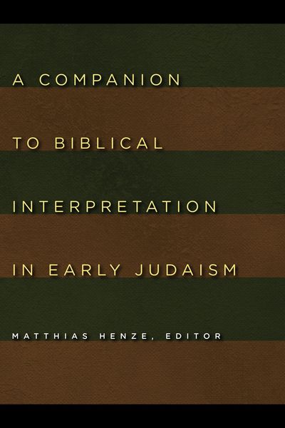 Produktbild: A Companion to Biblical Interpretation in Early Judaism