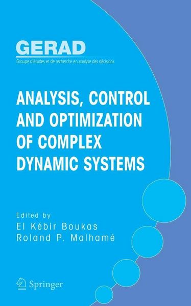 Produktbild: Analysis, Control and Optimization of Complex Dynamic Systems