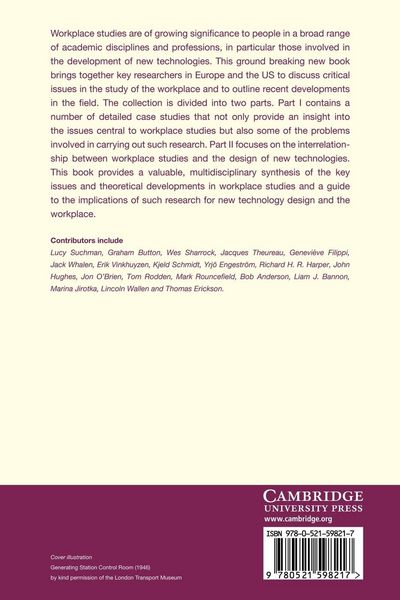 Produktbild: Workplace Studies