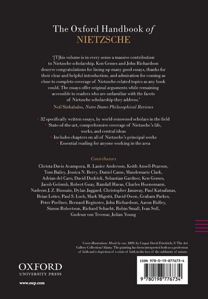 Produktbild: The Oxford Handbook of Nietzsche