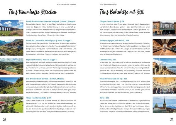 Produktbild: Reise Know-How Zugrouten durch Europa &ndash; Planung, Tipps und Inspiration
