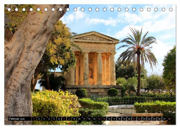 Produktbild: Malta - Juwel im Mittelmeer (Tischkalender 2026 DIN A5 quer), CALVENDO Monatskalender