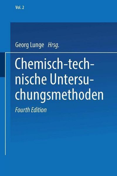 Produktbild: Chemisch-technische Untersuchungsmethoden