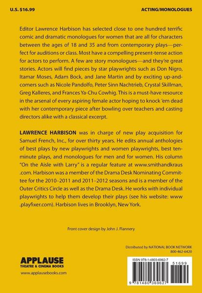 Produktbild: Best Contemporary Monologues for Women 18-35