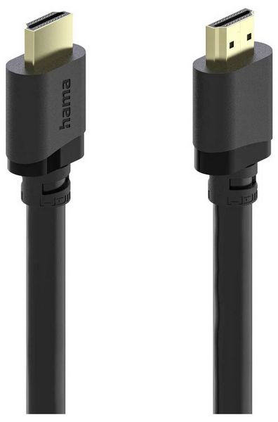Produktbild: Hama HDMI Anschlusskabel HDMI-A Stecker 2m Schwarz 00202031 8K UHD, eARC HDMI-Kabel