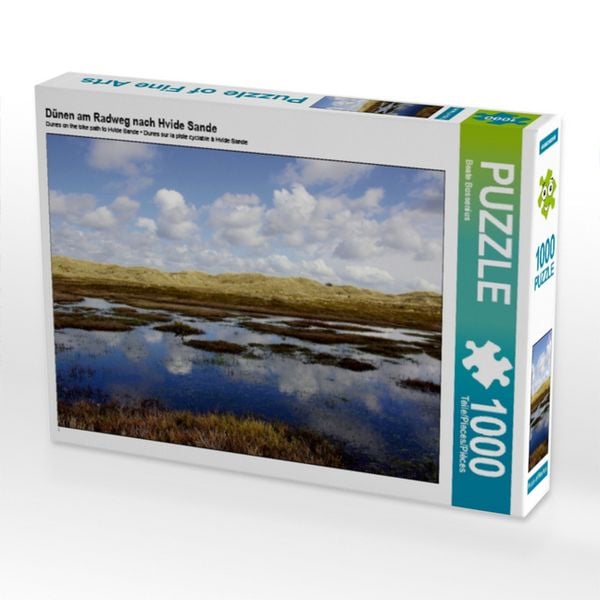 Produktbild: CALVENDO Puzzle D&uuml;nen am Radweg nach Hvide Sande | 1000 Teile Lege-Gr&ouml;&szlig;e 64x48cm Foto-Puzzle f&uuml;r gl&uuml;ckliche Stunden