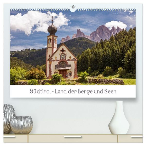 Produktbild: S&uuml;dtirol - Land der Berge und Seen (hochwertiger Premium Wandkalender 2026 DIN A2 quer), Kunstdruck in Hochglanz